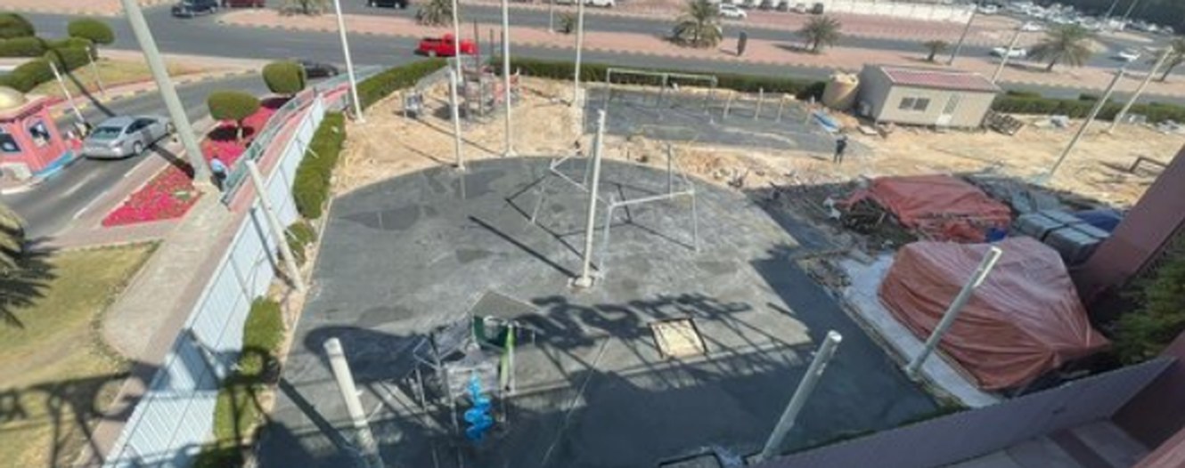 Concrete Base and Poles