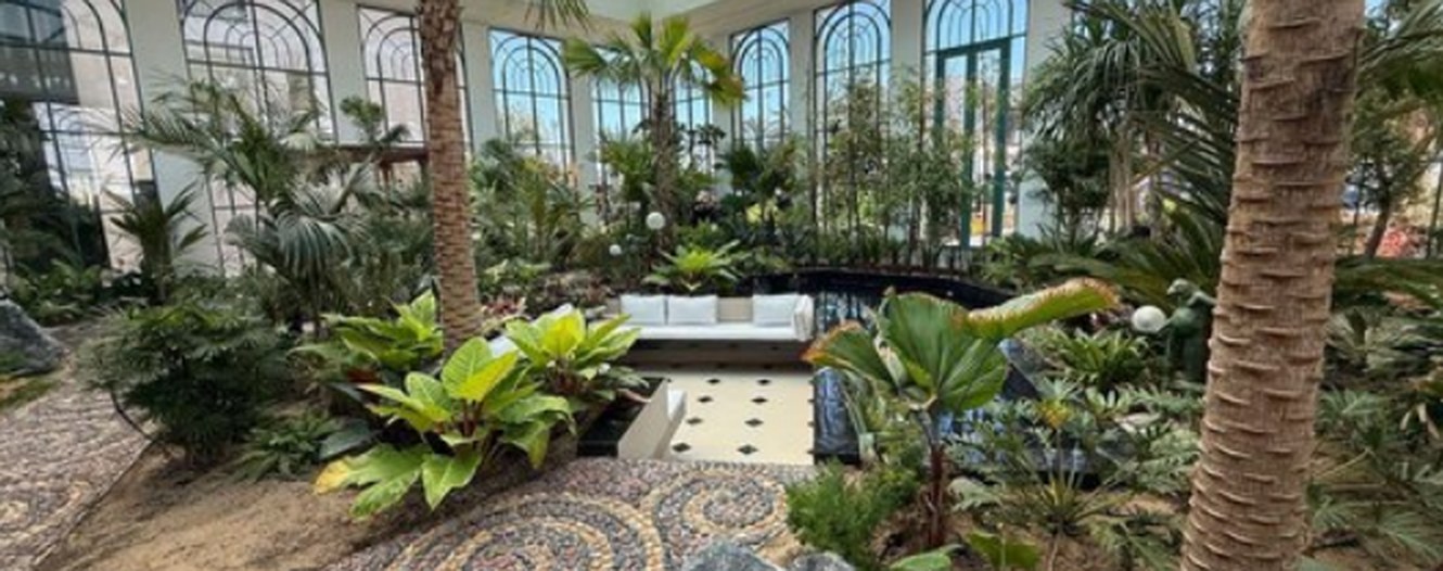 Pebble Walkway and Water Feature