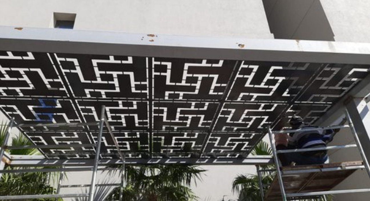 Patterned Pergola