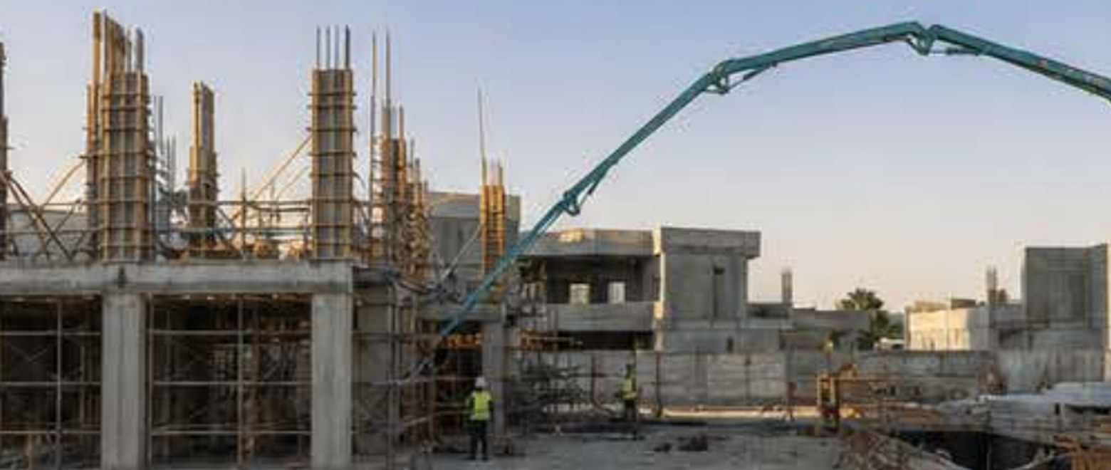 Concrete works on a CEMENTO site in Kuwait